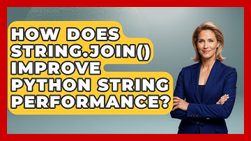 How Does String.join() Improve Python String Performance? - Python Code School