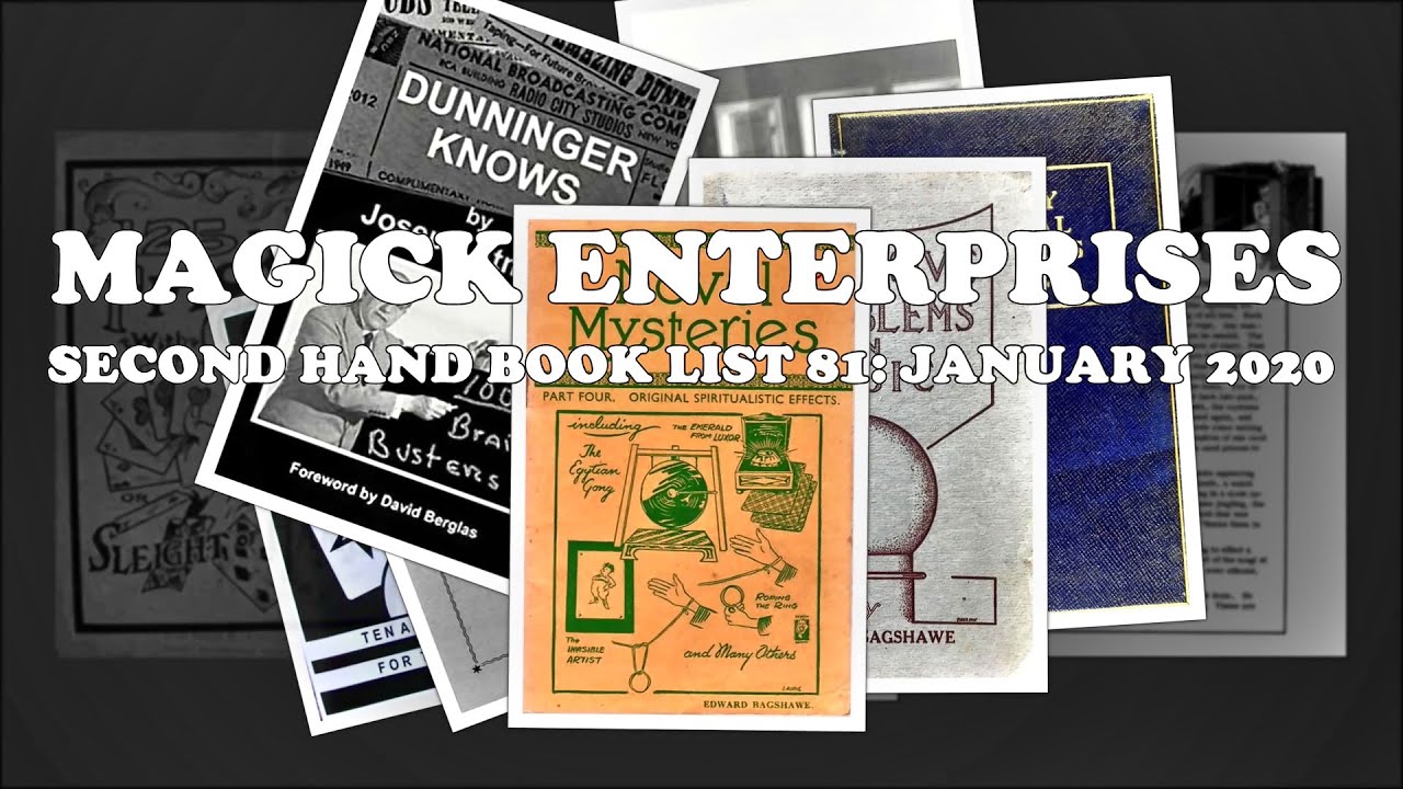 Big New Second-Hand Book List Now Available. - YouTube