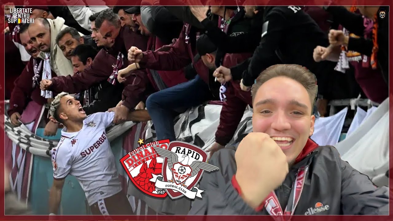 DERBY INCENDIAR PE ARENA NAȚIONALĂ | RAPID CÂȘTIGĂ ÎN 10 OAMENI CU DINAMO 2-0