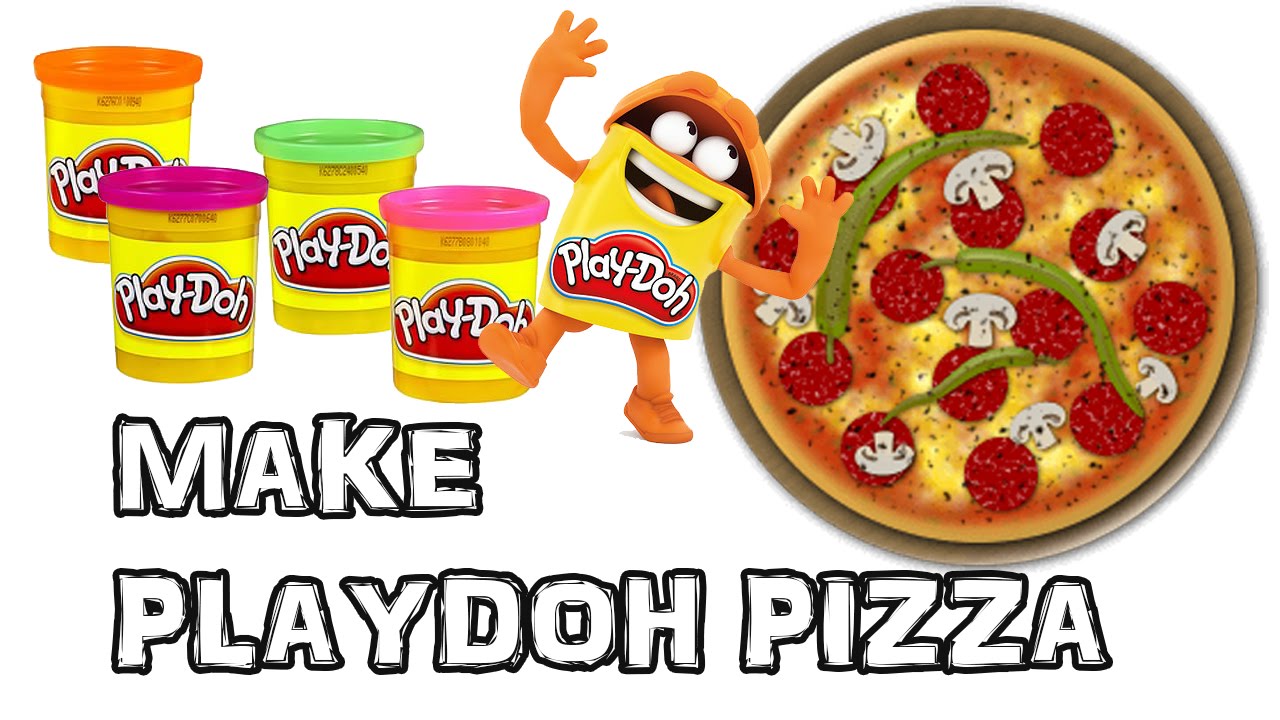 🍕 How to Make Playdoh Pizza - Let's Learn