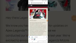 é amanhã soft lounch apex legends mobile quais celulares vão rodar screenshot 5