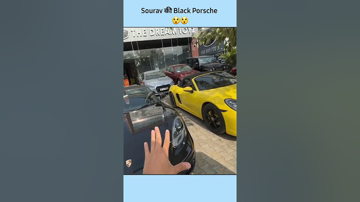 Sourav Ki Black Porsche 😲 | Joshi ❤️ #souravjoshivlogs #shorts