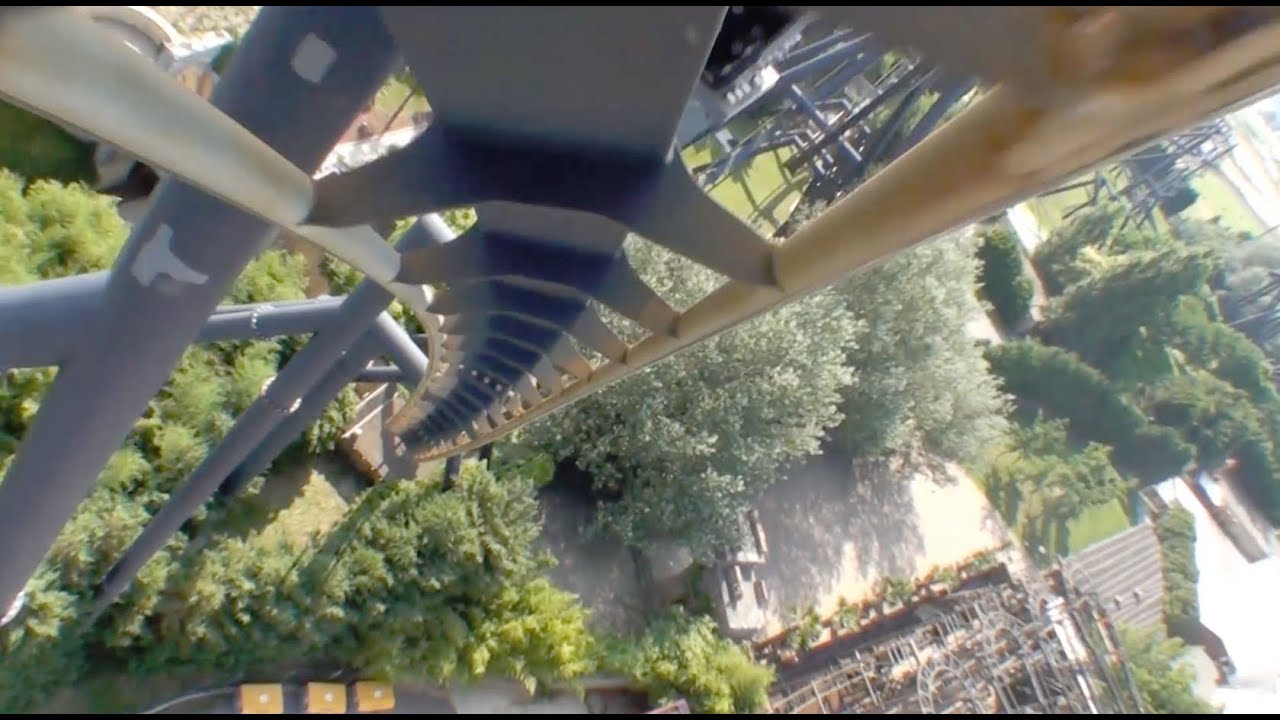  Katun  Roller Coaster Front Seat POV Mirabilandia Italy B 