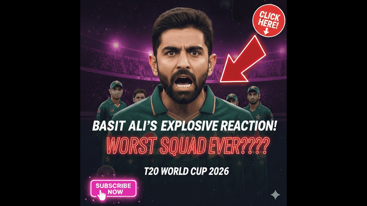 Basit Ali EXPOSES Pakistan T20 World Cup 2026 Squad! 😡 | Selection Par Shadeed Gussa!