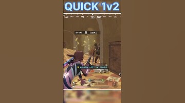 Quick 1v2 pel dia bhai ghus ke #shorts #bgis #bgmi #shortfeed