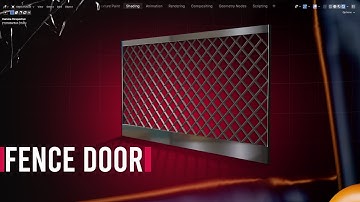 Blender 4.3 Fence Gate Modeling Tutorial – Step‑by‑Step Guide (Beginner Friendly)