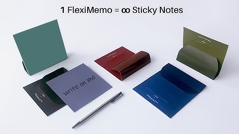FlexiMemo | The Swiss Army Knife of Sticky Notes