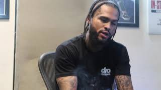 Exclusive sneak peak with Dave East in studio