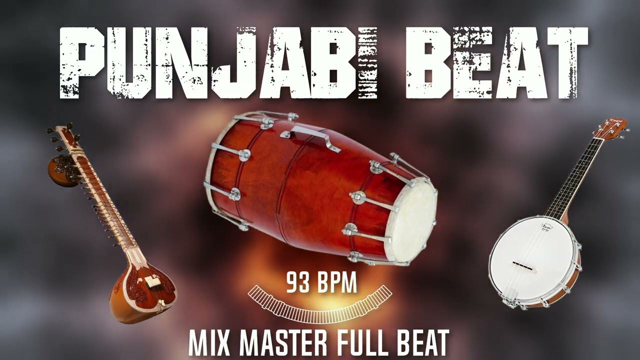 PUNJABI DHOL BEAT 93 BPM🔥 Hard Dhol Mix | New Punjabi Song Beat 2026 | Bhangra DJ Beat
