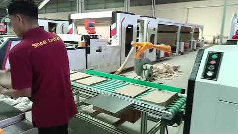 A4/A3 size copy paper sheeting cutting machine automatic production line heavy duty good quality