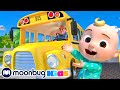 Wheels on the Bus | Best of@Cocomelon - Nursery Rhymes 5 | Sing Along With Me! | Moonbug Kids