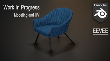 Creating chair in Blender 2.8 p1. Modeling