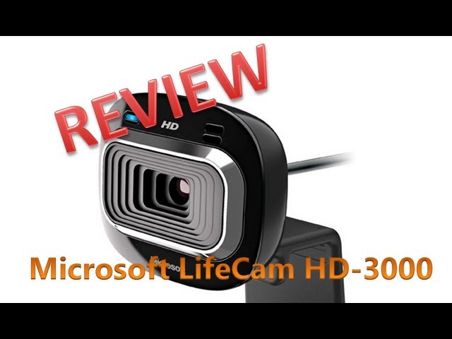 Microsoft LifeCam HD-3000 Unboxing & Test (Review) & Erfahrungsbericht (Deutsch)