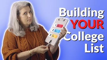 Building YOUR College List!