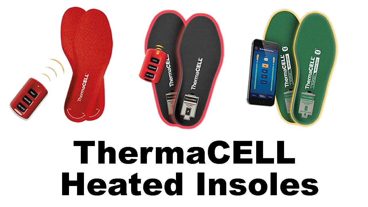 Thermacell Rechargeable Heated Insoles YouTube