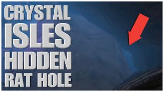ARK Crystal Isles - HIDDEN RAT HOLE CAVE