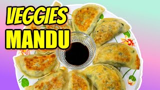 VEGGIES Dumpling with MUSHROOMS Recipe | Mandu 만두 ????