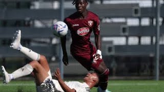 Alieu ’Eybi’ Njie 🇸🇪🇬🇲, wide forward/winger (2005), Torino Primavera/Sweden U19.