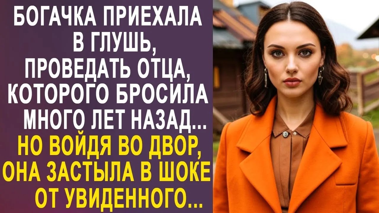 Богачка приехала в глушь, проведать отца, которого бросила много лет назад  Но войдя во двор