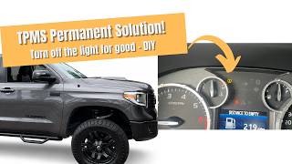Toyota Tundra Bypass TPMS Light - Tire Pressure Monitoring System Light 2014 - 2018