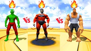 Bike Race Between Super Heros - Super Hero Game Bike Game 3D - Android Gameplay screenshot 1