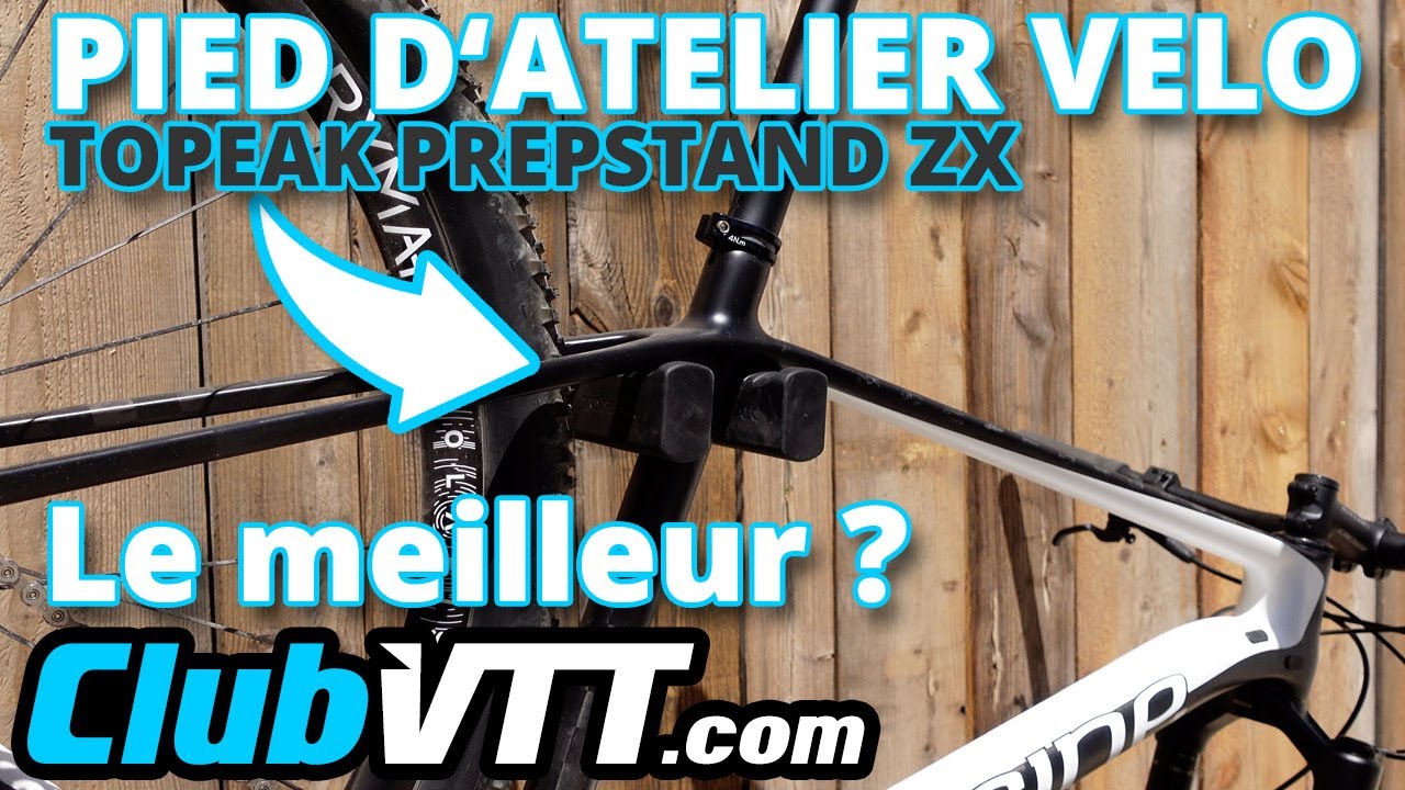 Pied atelier velo TOPEAK Prepstand ZX, j'ai trouvé le meilleur pied d'atelier vélo pliable - 678