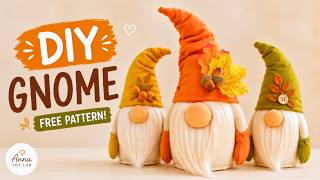 You NEED to Make This Fall Gnome 🍂 | FREE Pattern + Sewing Tutorial