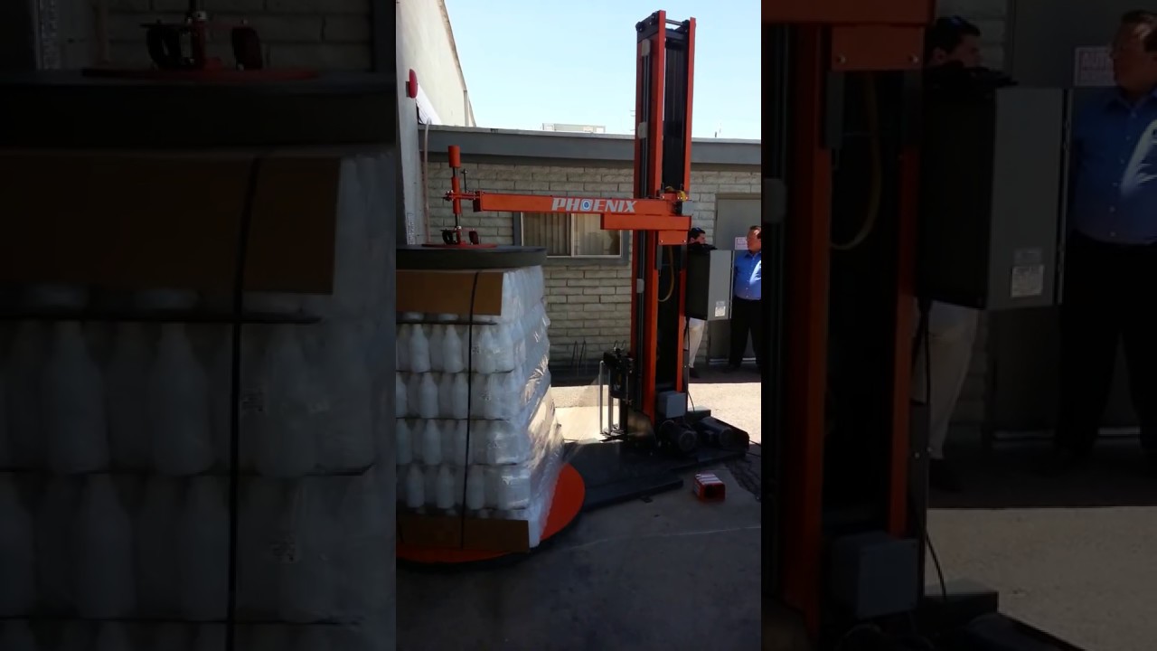 stretch films PLP-2150 with Electric Top Platen