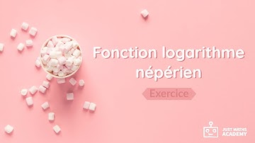Fonction logarithme népérien exercice 3 _ toutes les sections