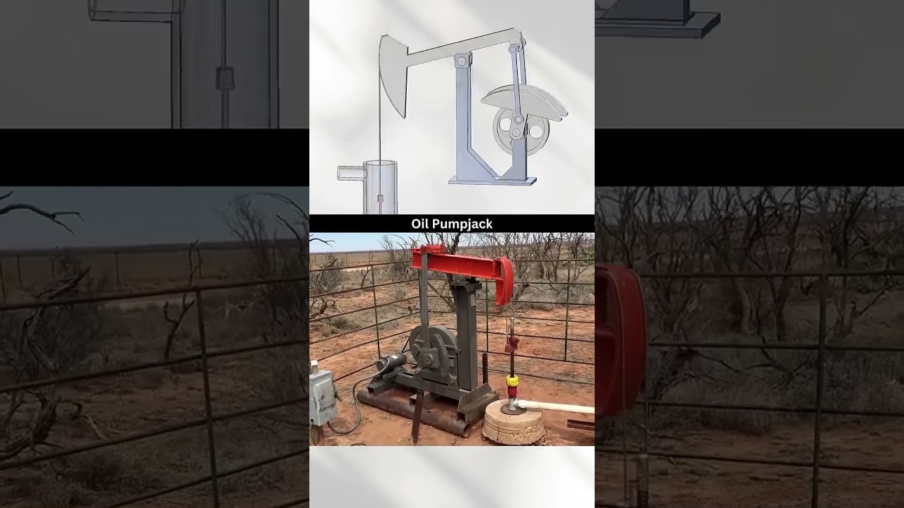 Oil Pumpjack Mechanism 