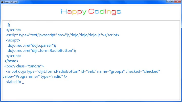 JavaScript | Set RadioButton group and default selection