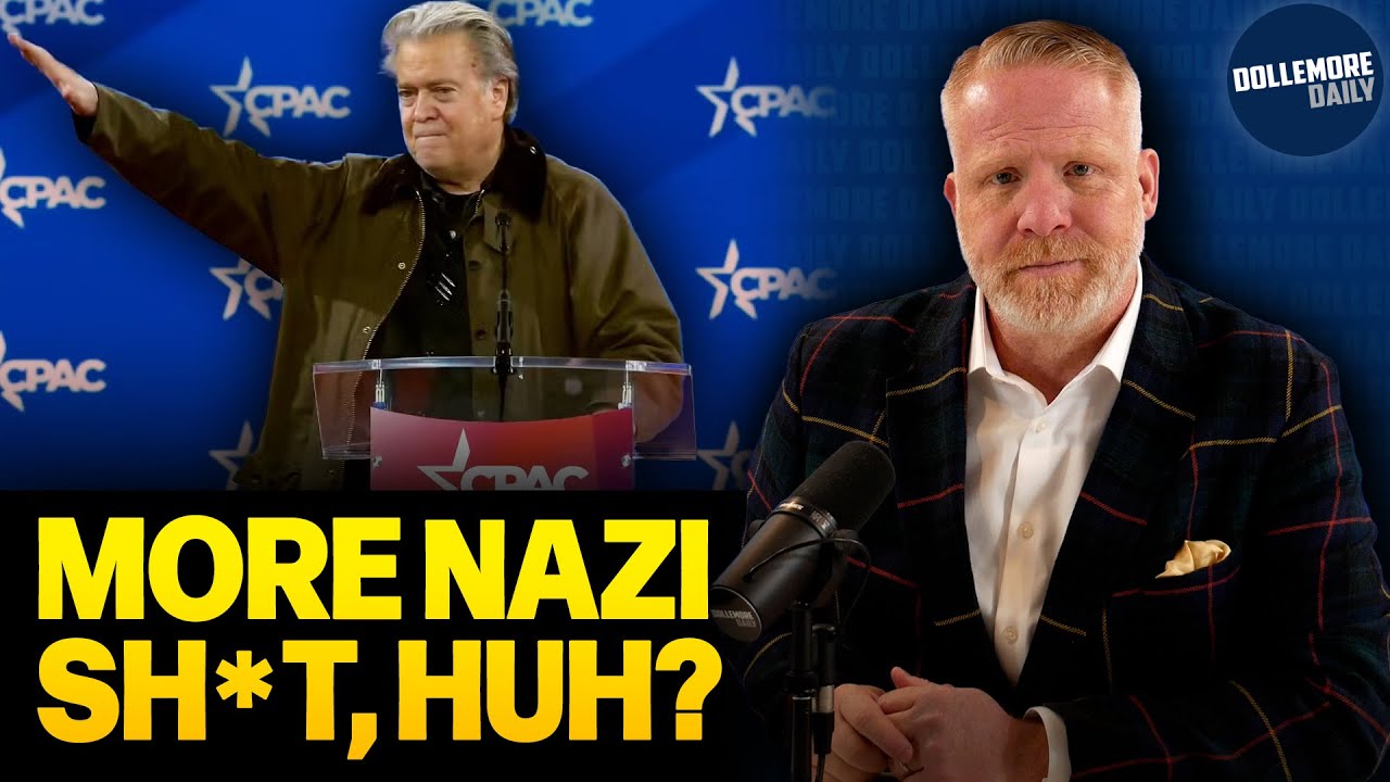Steve 'Nazi Salute' Bannon THREATENS VIOLENCE & 3RD TRUMP TERM!!!