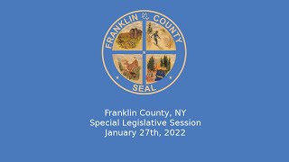 Special Legislative Session 1 27 2022