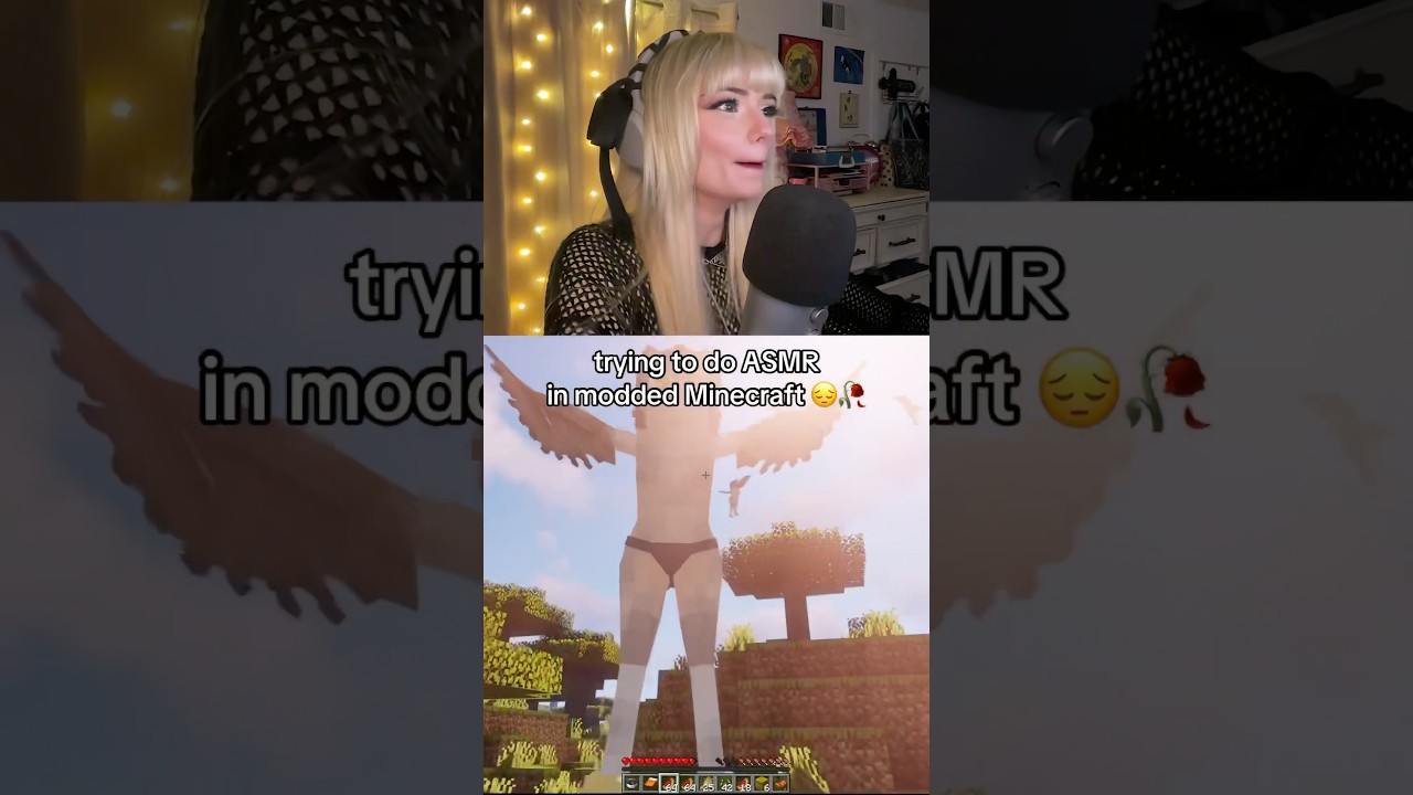 Trying ASMR in Modded Minecraft 