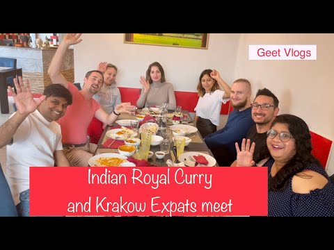 “Indian Restaurant in Kraków |poland| Krakow Expat meet| Tasting Indian food with Expat