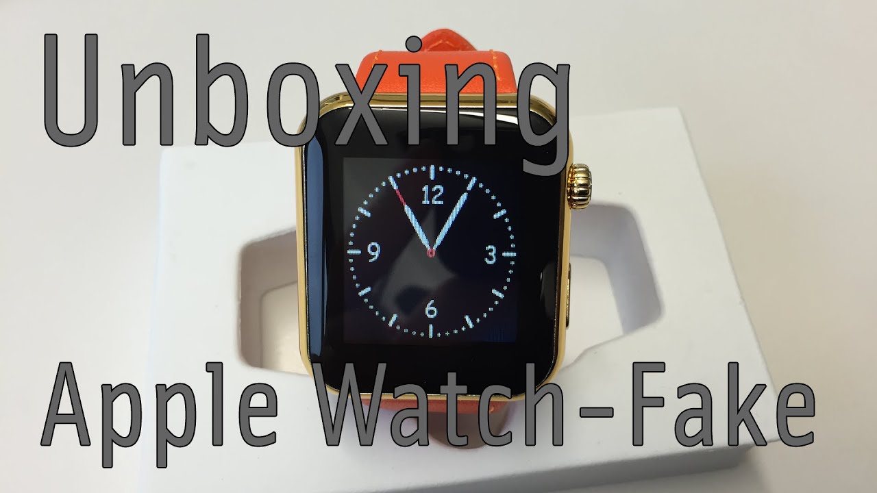Apfeltalk LIVE! Unboxing China AppleWatchKlon (Fake Apple Watch