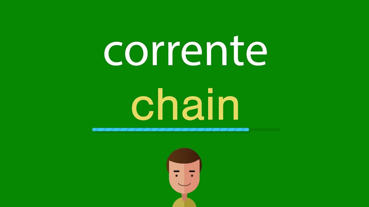 Como dizer corrente em inglês - YouTube