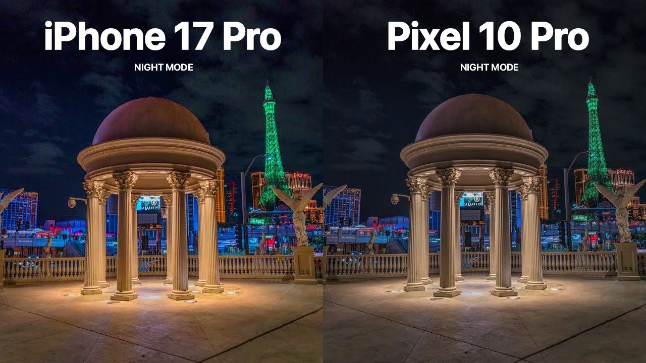 iPhone 17 Pro Vs Google Pixel 10 Pro NIGHT MODE Camera Test