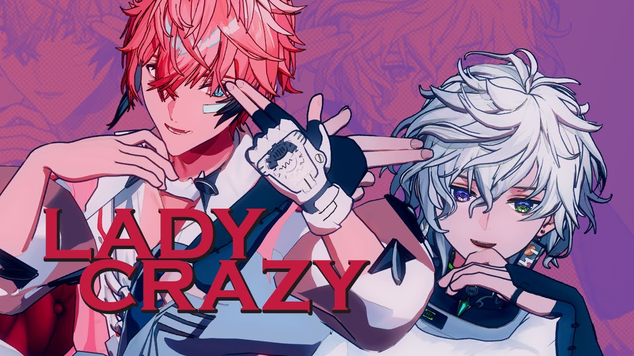 にじさんじMMD】LADY CRAZY【赤城ウェン / 叢雲カゲツ】 - YouTube
