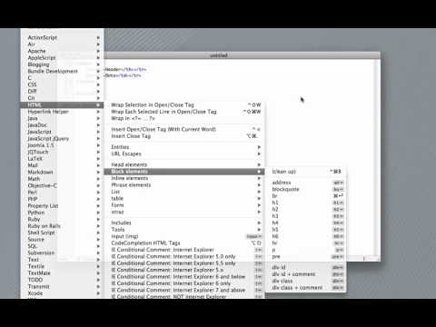 3. Session 3 - Intro to Textmate