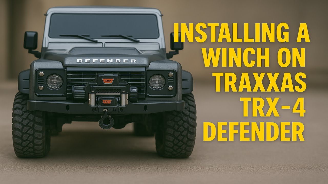 Installing a Winch on Traxxas TRX-4 Defender