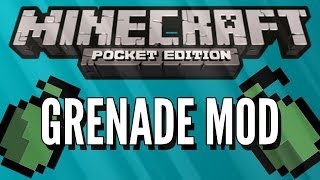 GRENADE MOD - Minecraft Pocket Edition - 0.15.0/0.16.0 screenshot 1