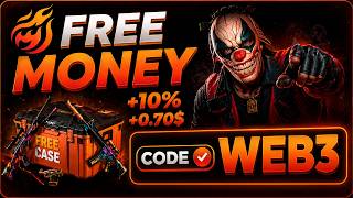 Hellcase promo code "WEB3" - Get Free Money Bonus 0.70$ + 10% boost (best hellcase bonus promo code)