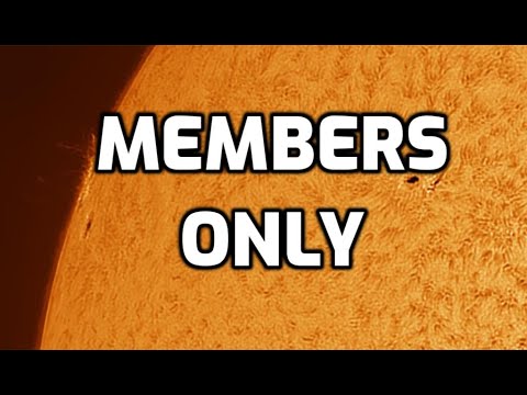 Solar Activity - MEMBERS ONLY