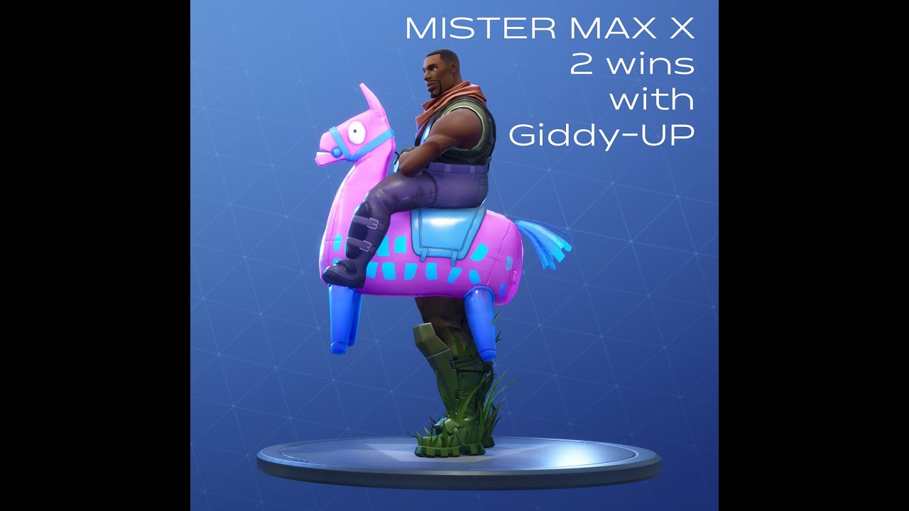 Thanks to my fortnites mates. giddy-up. 