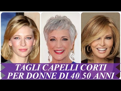 Tagli capelli corti per donne di 40 50 anni