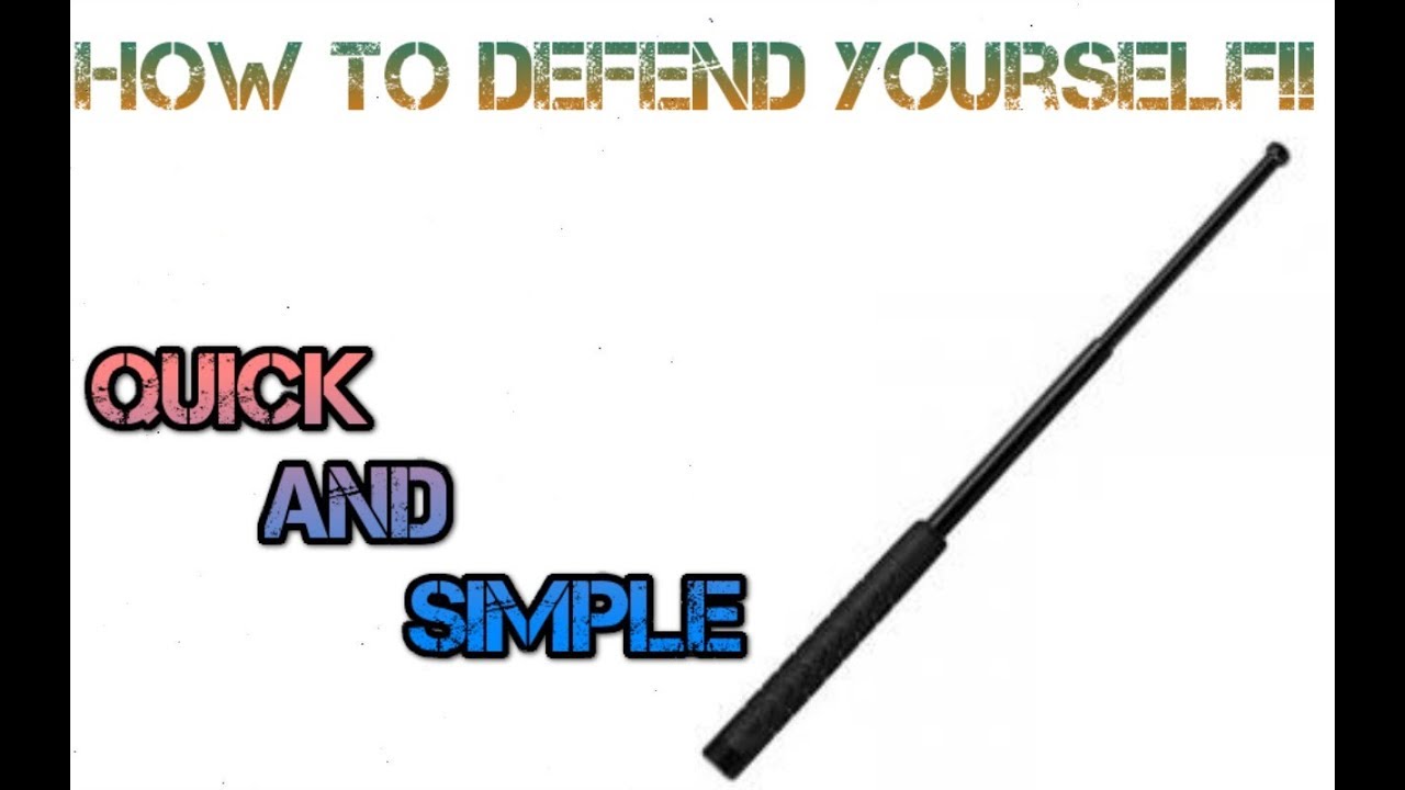 How To Defend Yourself With A Baton! YouTube