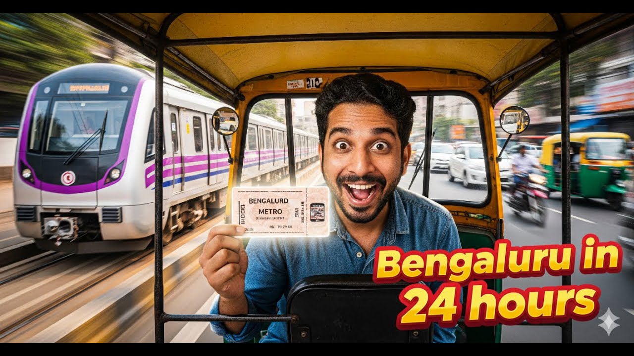 Bengaluru in 1 Day 🚇 | Metro + Auto Budget Trip | Karnataka Series Ep.1