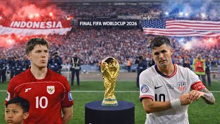 GEMPARKAN DUNIA! FINAL PIALA DUNIA 2026: INDONESIA vs USA | GARUDA MENDUNIA | PES 2021