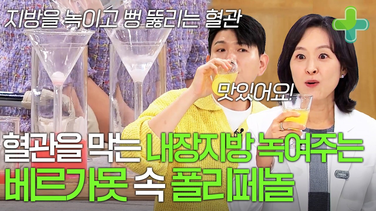 전신 건강을 위협하는 내장지방 독소! 내장지방 빼고 혈관 건강에 도움 되는 식품은?